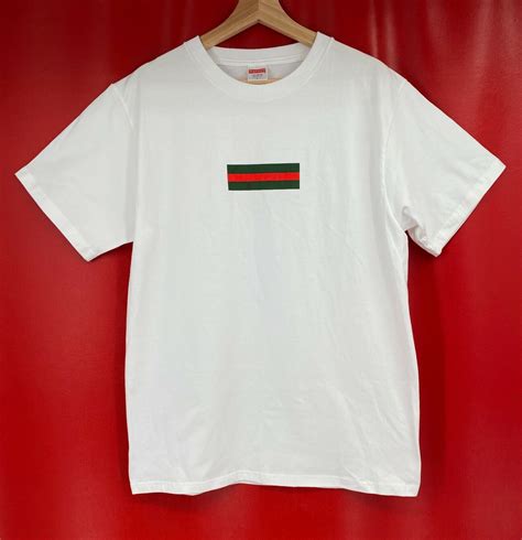 gucci supreme shirt box logo|supreme box logo color.